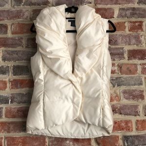 Ralph Lauren, White Puffer Vest